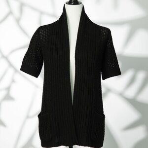 Banana Republic Black Open-Front Cardigan, Size XS - Never Worn